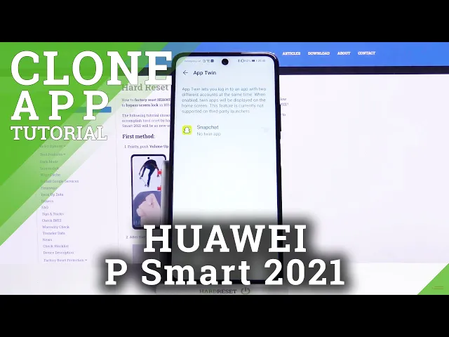Video thumbnail for How to Clone Apps in HUAWEI P Smart 2021 – Dual Apps