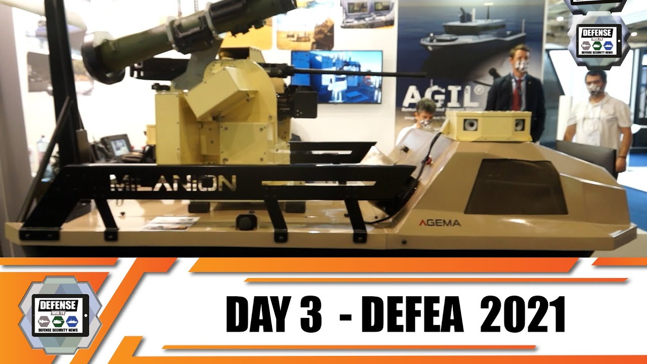 Video thumbnail for DEFEA 2021 Day 3 International Defense Exhibition coverage Greece Athens air land and sea