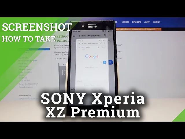 Video thumbnail for How to Take Screenshot in SONY Xperia XZ Premium