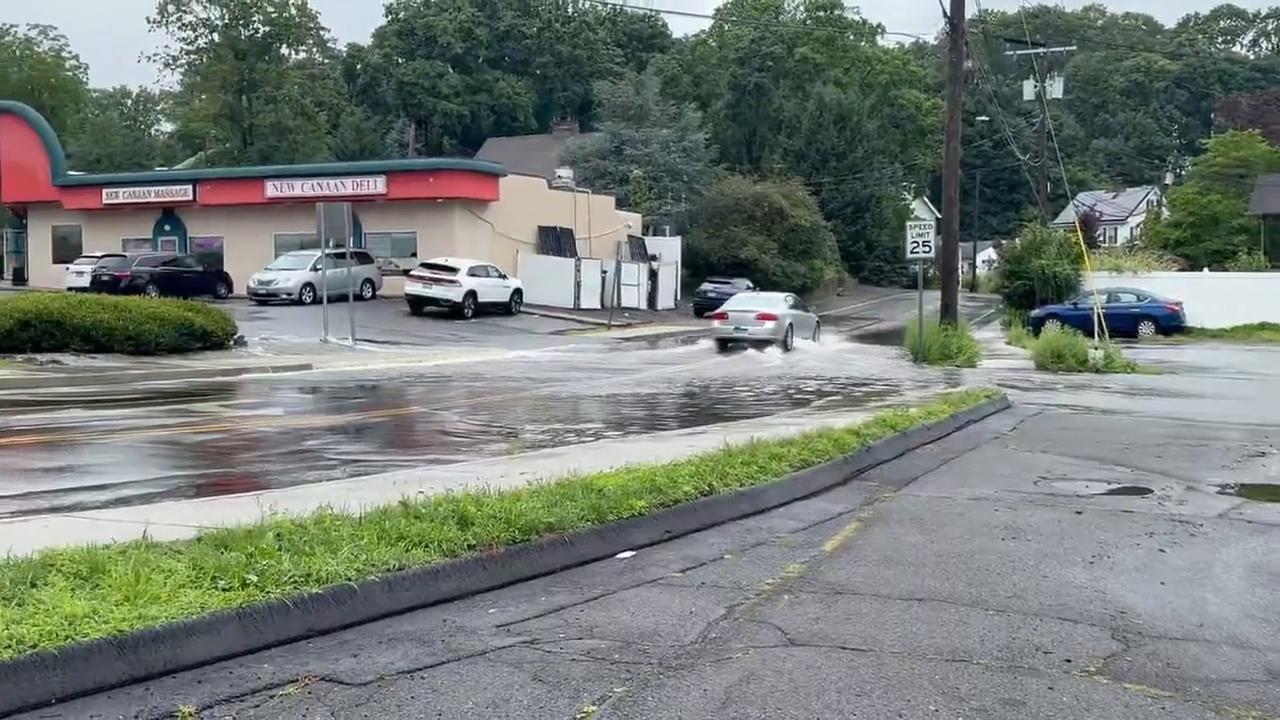Video thumbnail for US: Heavy Rains Sweep Across Connecticut, Causing Flash Flooding.