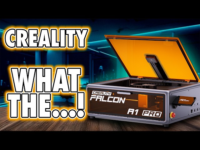 Video thumbnail for Creality Falcon A1 Pro Review - Almost Broken. Almost Brilliant. Completely Addictive