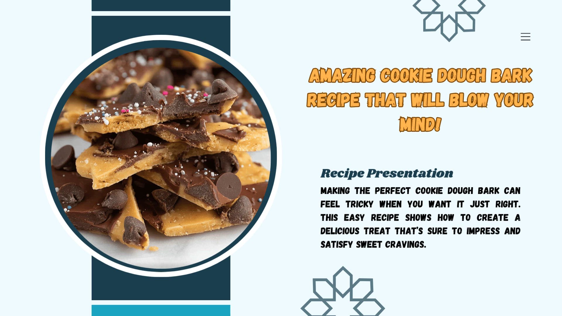 Video thumbnail for Amazing Cookie Dough Bark Recipe That Will Blow Your Mind!
