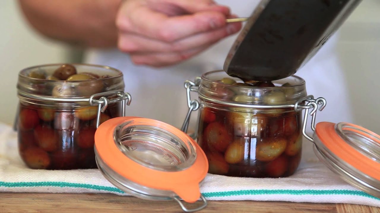 Video thumbnail for Spicy Marinated Olives | Byron Talbott