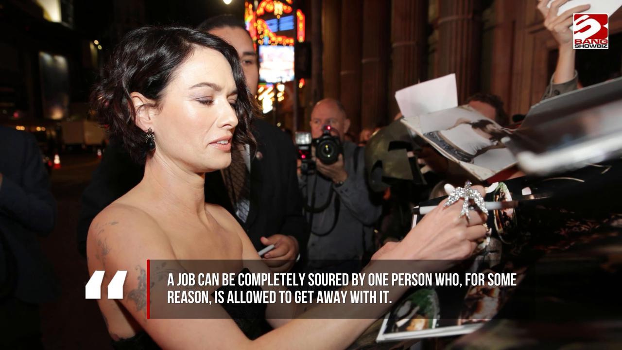 Video thumbnail for Lena Headey slams 'protection' Hollywood's 'predators' receive