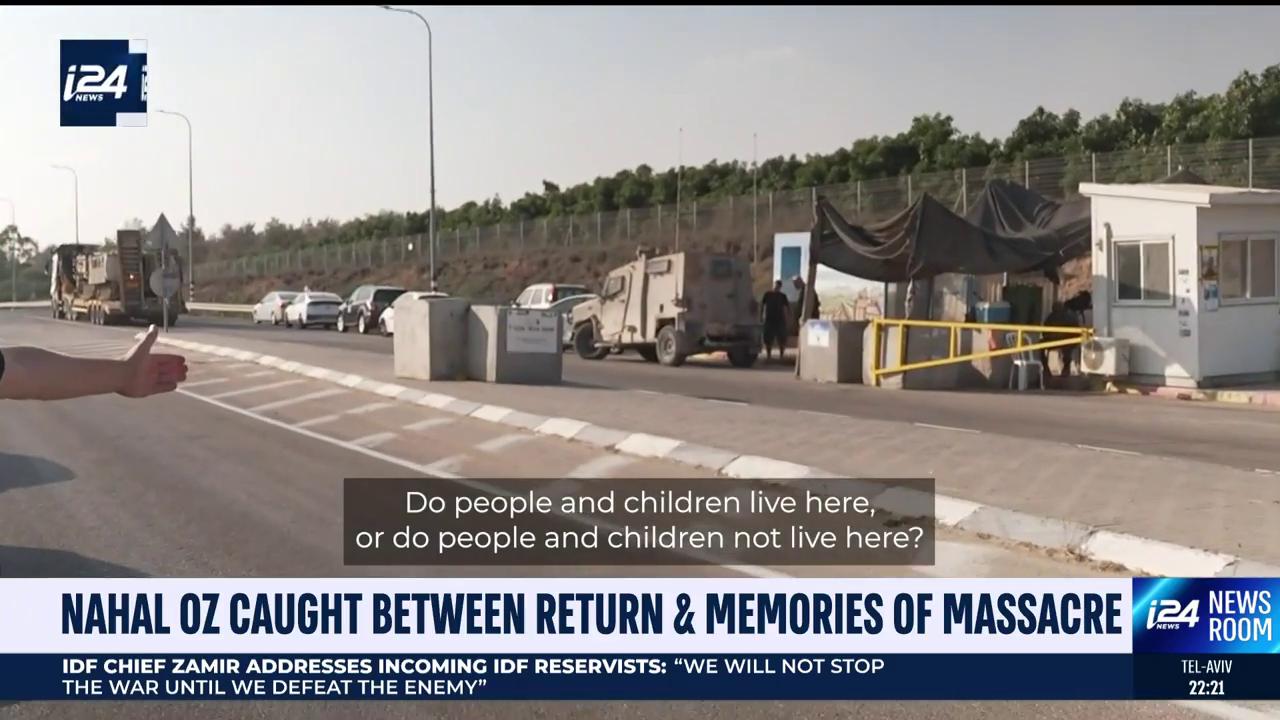'Video thumbnail for Nahal Oz caught between return & memories of massacre'