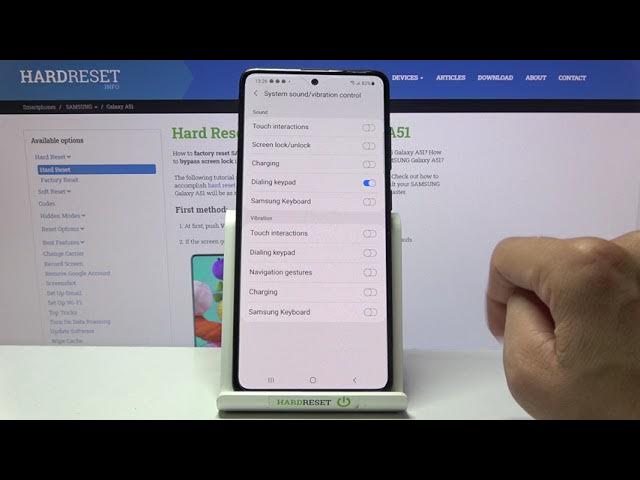 Video thumbnail for How to Manage Dial Pad Sounds in SAMSUNG Galaxy A51 – Dial Pad Settings