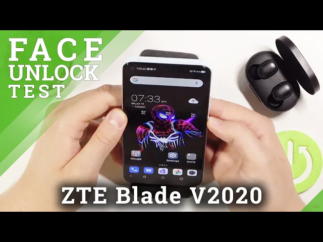 Video thumbnail for ZTE Blade V2020 Face Unlock Test