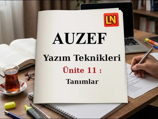 Video thumbnail for Yazım Teknikleri Ünite 11 Deneme Sınavı