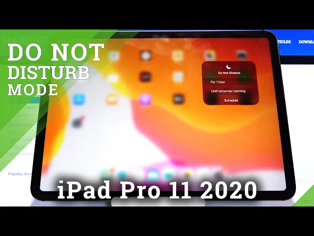 Video thumbnail for How to Activate Do Not Disturb Mode in APPLE iPad Pro – Customize Silent Mode