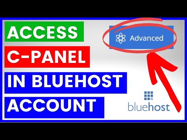 Video thumbnail for How To Login & Access Bluehost C-Panel? [in 2025]