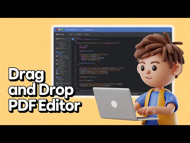 Video thumbnail for How to Make a Drag & Drop PDF Editor Like Canva Clone in Browser   JavaScript Tutorial for Beginners