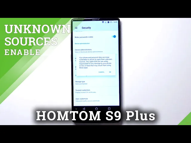 Video thumbnail for How to Enable Unknown Sources in HOMTOM S9 Plus – App Installation