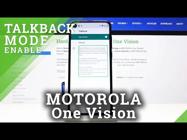 Video thumbnail for How to use TalkBack in Motorola One Vision - Screen Reader