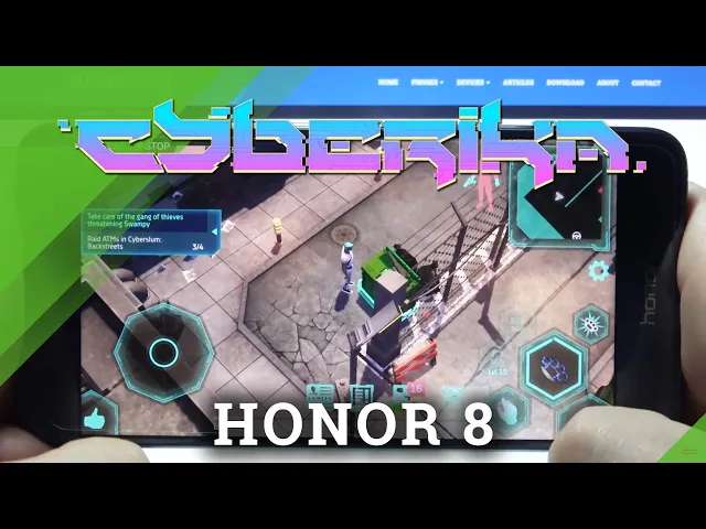Video thumbnail for Cyberika  Performance Checkup on HONOR 8 – Gameplay