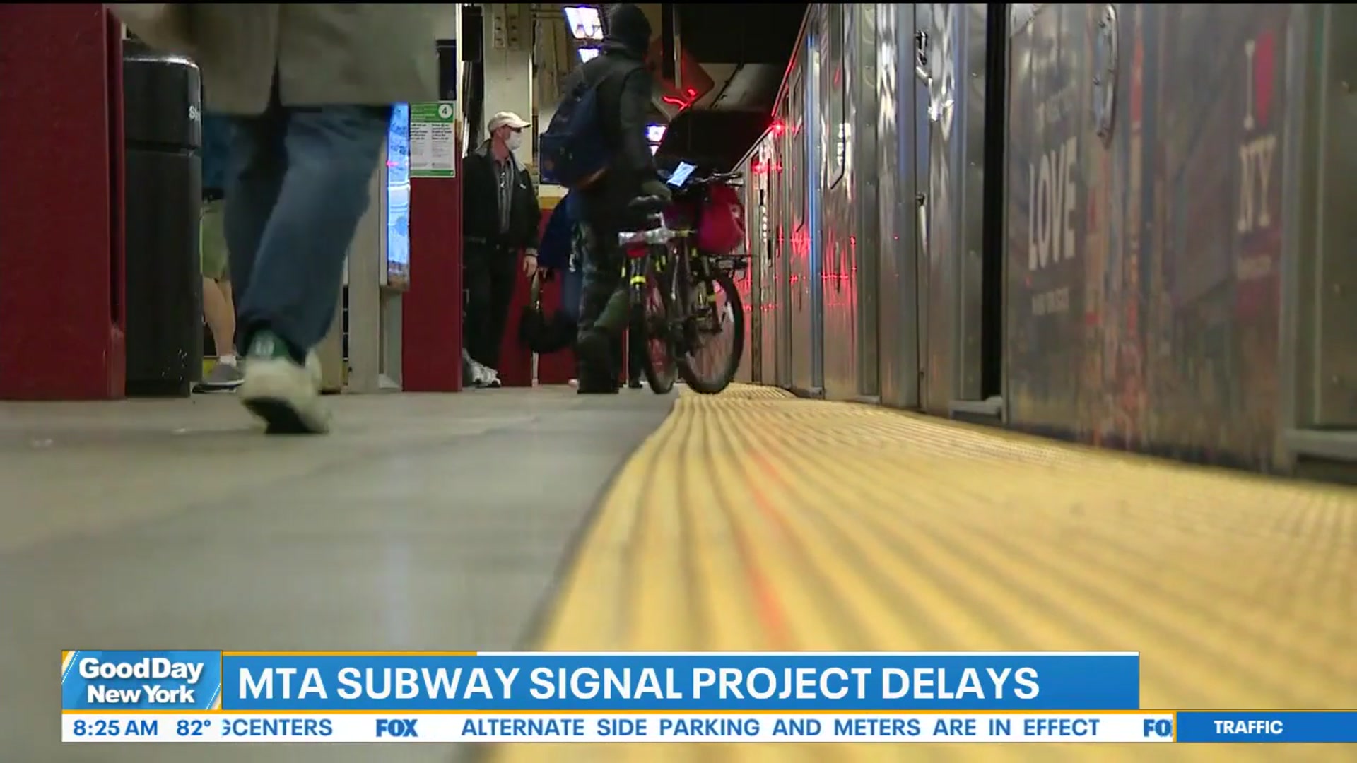 'Video thumbnail for MTA subway signal project years behind schedule, Gothamist reports'