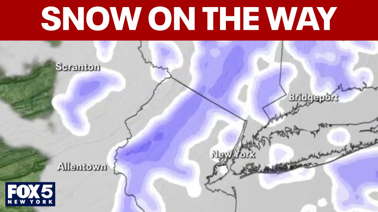 Video thumbnail for How much snow can New York City expect on Friday?