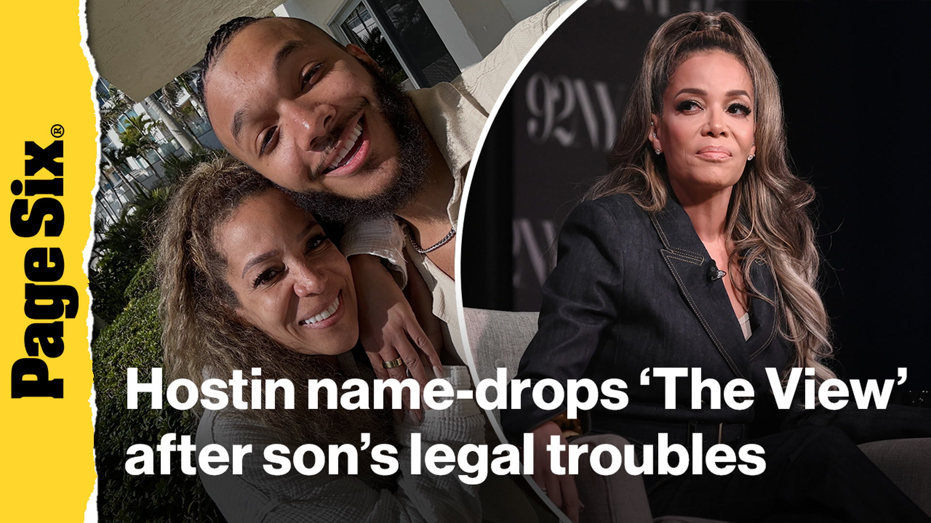 Video thumbnail for Sunny Hostin name-drops 'The View' after son is cited for trespassing on Metro-North tracks in New York