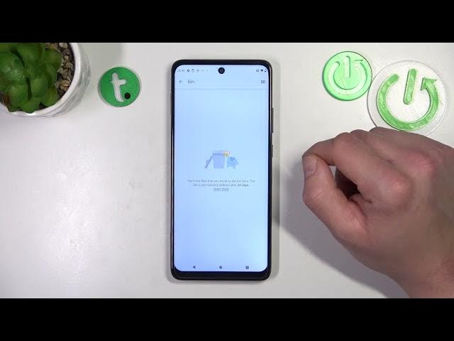 Video thumbnail for How to Locate Bin of Motorola One 5G Ace - Access Recycle Bin