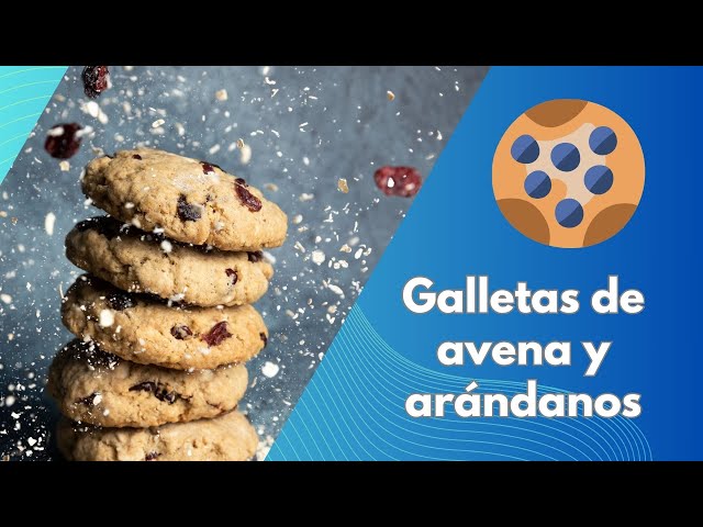 'Video thumbnail for Galletas de avena y arándanos sin Gluten: Video'