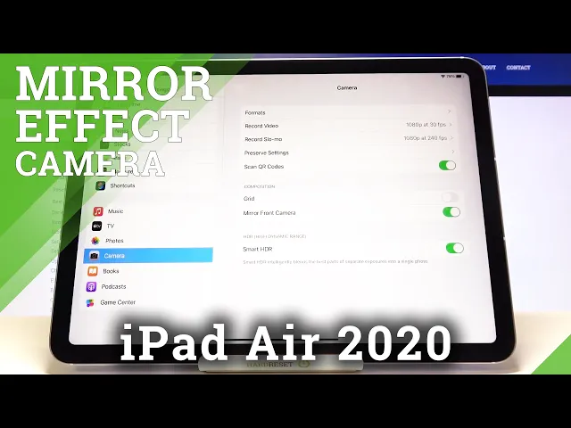 Video thumbnail for How to Turn On Camera Mirror Effect on iPad Air 2020 – Turn Off Mirror Effect
