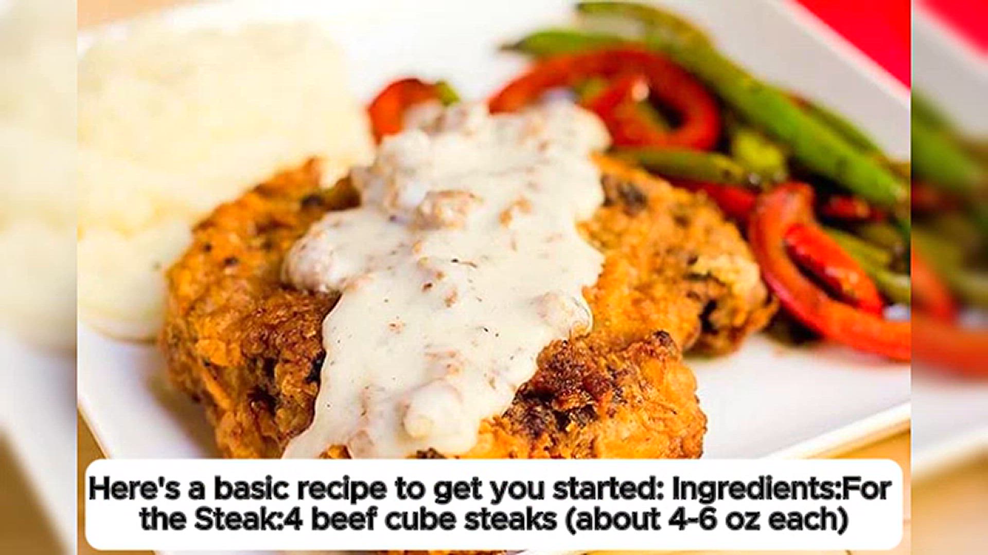 Video thumbnail for Classic Chicken Fried Steak: A Southern Comfort Delight
