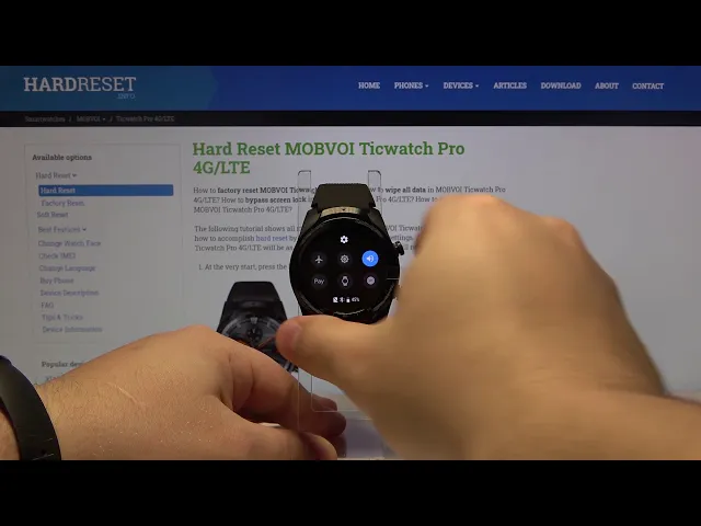 Video thumbnail for How to Enable Theater Mode in MOBVOI TicWatch Pro 4G – Dark Screen & Muted Sounds