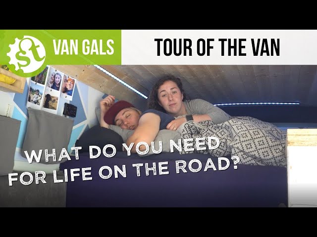 Video thumbnail for The Van Gals give us a tour of their Citroen Relay, Travis