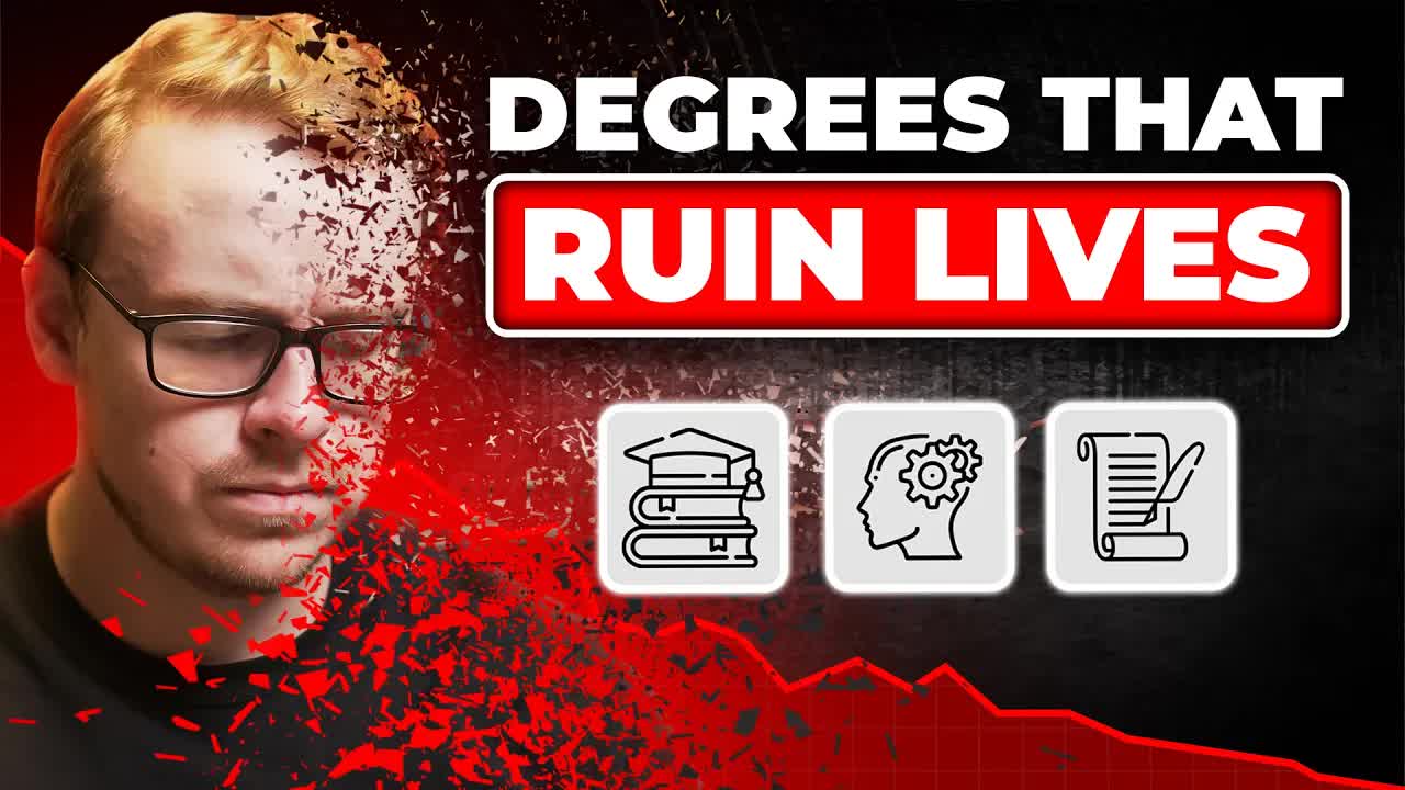 'Video thumbnail for shane hummus: college degrees that can leave you in debt | student loan risks & alternatives'