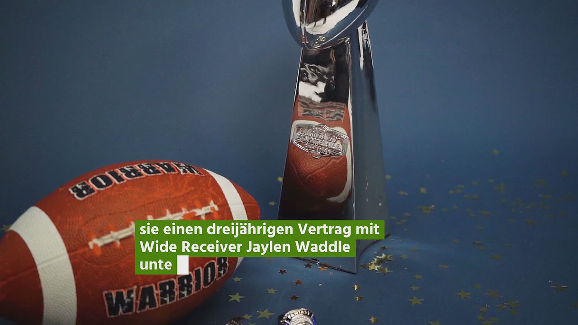 'Video thumbnail for Miami Dolphins verlängern Vertrag mit Jaylen Waddle um drei Jahre'