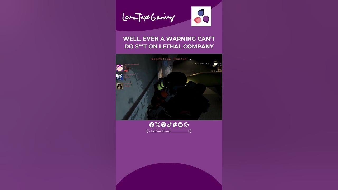 Video thumbnail for I'll be careful on my surroundings next time. #LethalCompany #gaming