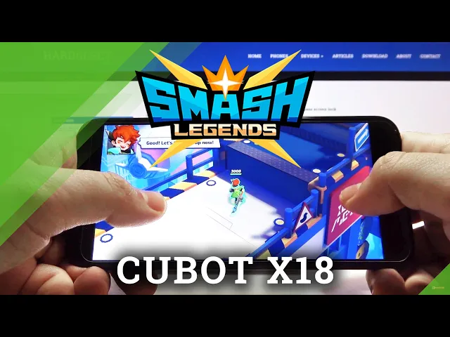 Video thumbnail for Cubot X18 - Smash Legends Game Test