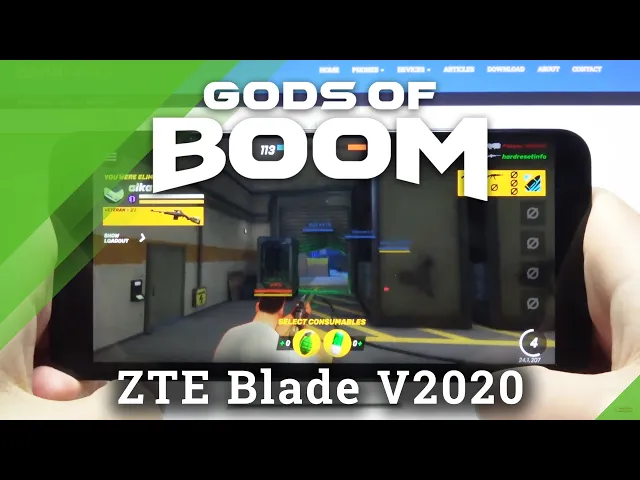 Video thumbnail for ZTE Blade V2020 - Guns Of Boom Game TEST