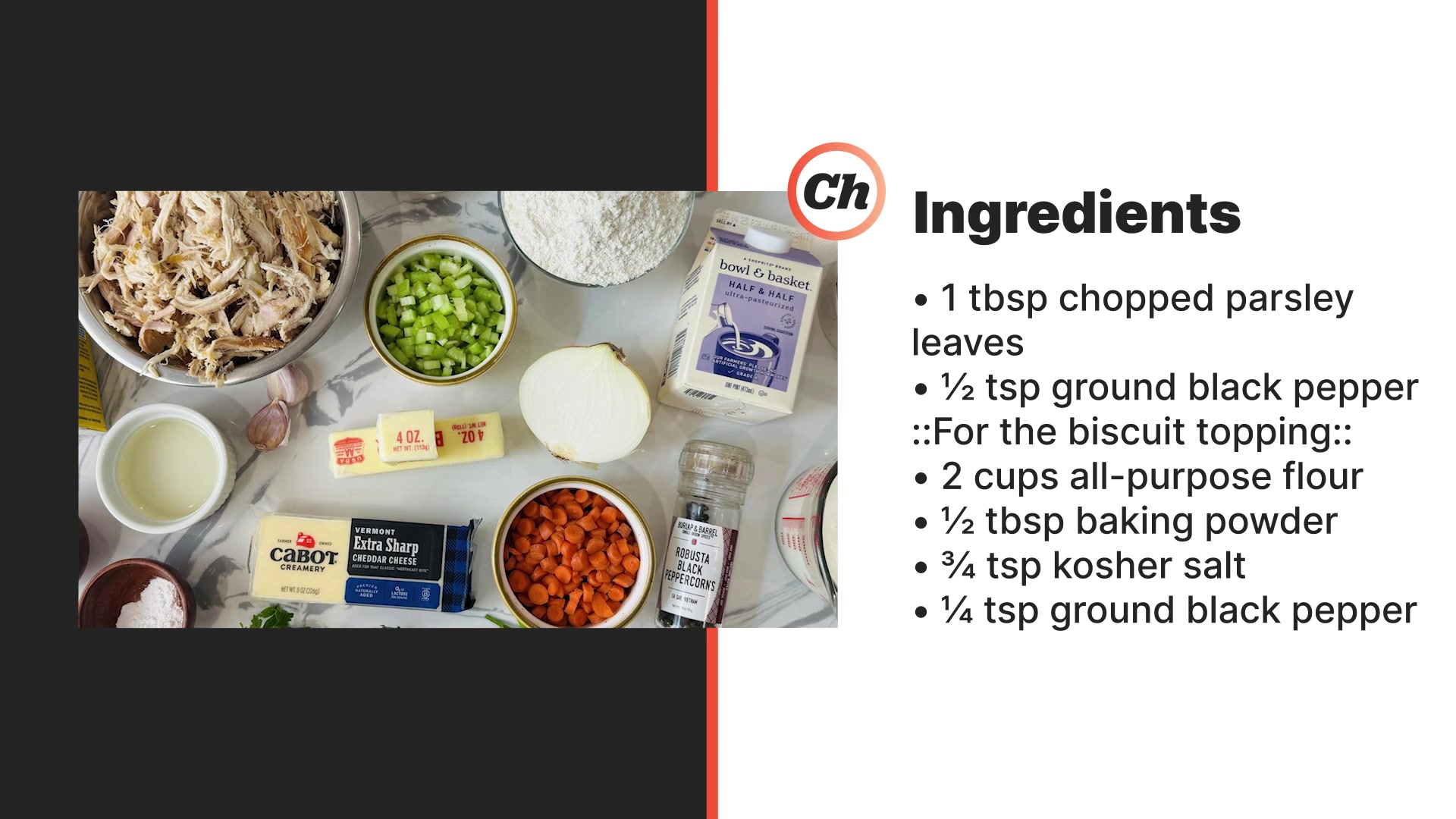'Video thumbnail for This Chicken Cobbler Recipe Puts A Cheesy Spin On Classic Pot Pie'