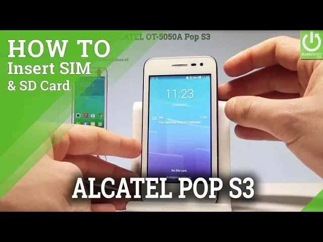 Video thumbnail for How to Insert SIM & SD in ALCATEL Pop S3 |HardReset.info