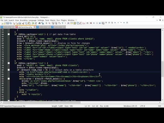 Video thumbnail for 2024 11 01 3 pm Client database app - completed