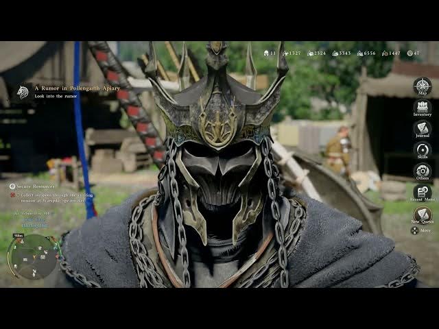 Video thumbnail for Crimson Desert - Ch 5. A Rumor at The Goldleaf Trading Post: Return To Marius "Camp's Full of Life"