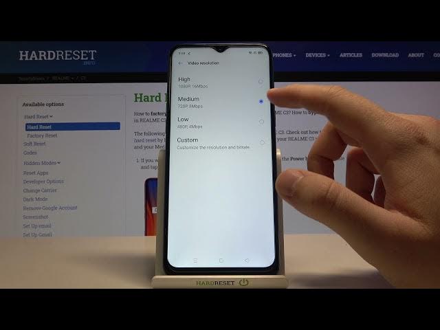 Video thumbnail for How to Change Video Quality of Display Recorder in Realme C3 - Screen Recorder