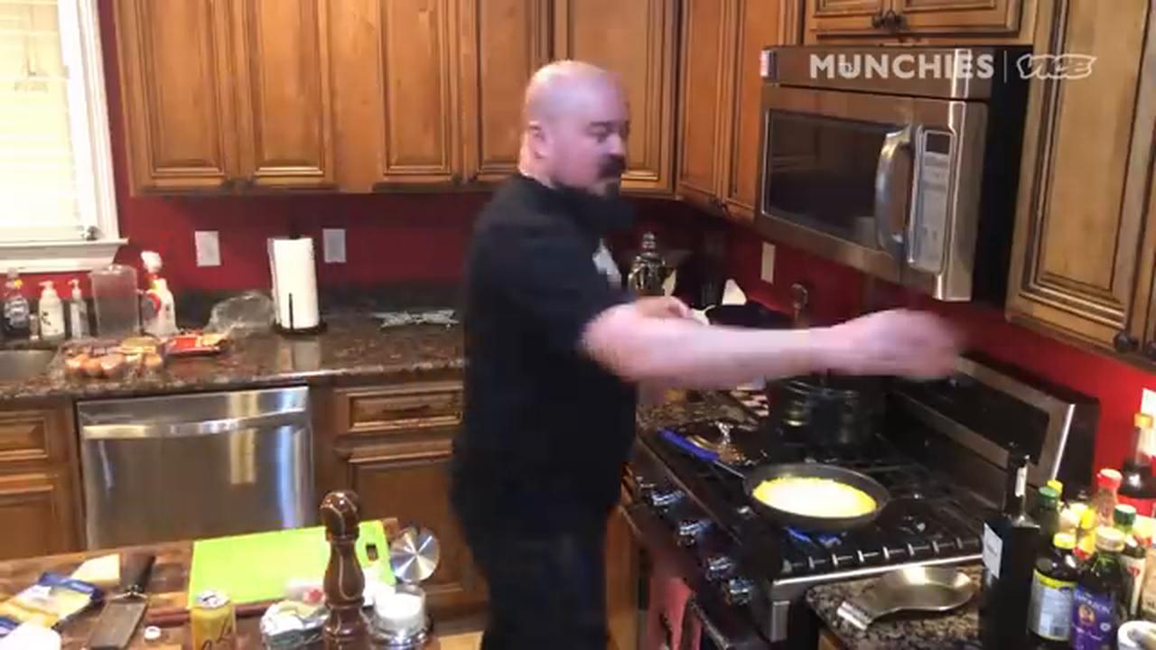 'Video thumbnail for 4 Ingredient Cheesy Frittata At Home | Quarantine Cooking'