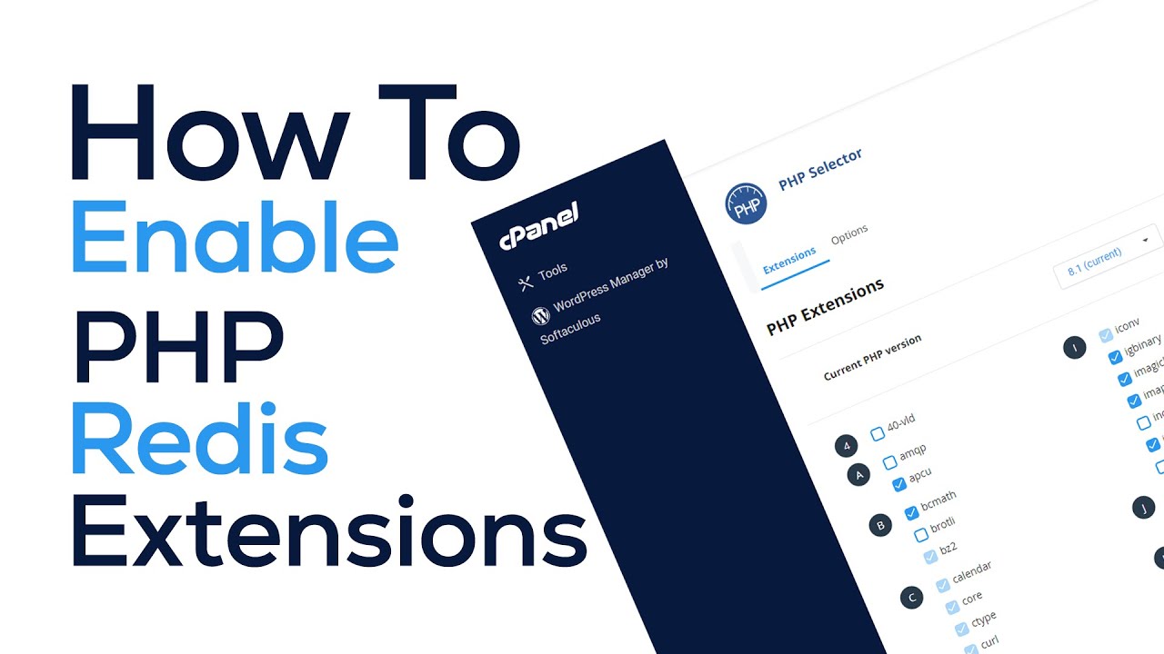 Video thumbnail for How to install Redis on C-panel | PHP Redis Extension Enable WordPress