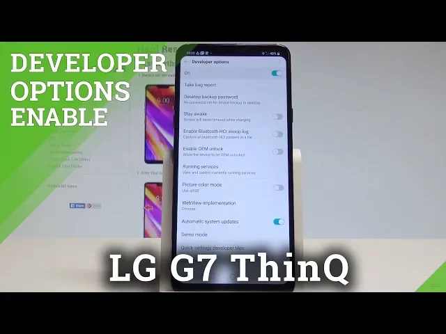 Video thumbnail for How to Allow Developer Options in LG G7 ThinQ - Enable OEM Unlock |HardReset.Info