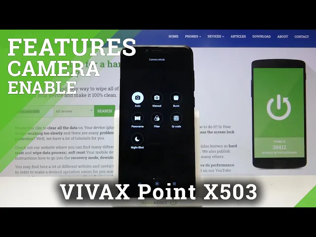 Video thumbnail for How to Find Camera Features on VIVAX Point X503 – The Best Camera Tricks