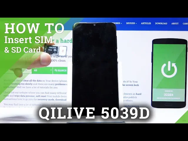 Video thumbnail for How to Insert Nano SIM & Micro SD in Qilive 5039D – Cards Installation