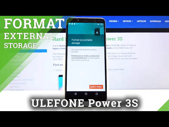 Video thumbnail for How to Format SD Card on ULEFONE Power 3S - Reset Memory Card