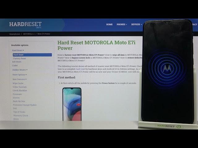 Video thumbnail for MOTOROLA Moto E7i Power and Connection Settings - Connect Device to Wi-Fi Network
