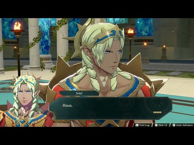 Video thumbnail for Fire Emblem: Fortune's Weave - 1 Cai's Path Ch 12 Ending: Lord Solel Talk To Yu Phas Cutscene