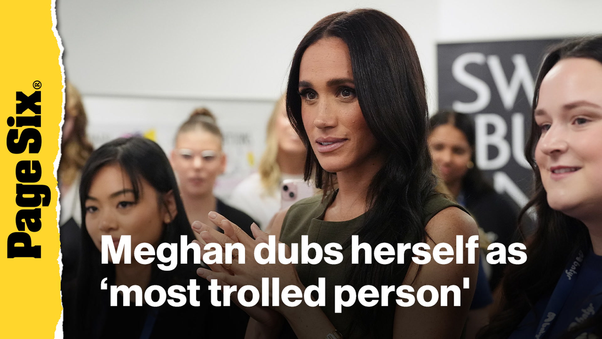 Video thumbnail for 'Bullied' Meghan Markle dubs herself 'the most trolled person in the entire world'