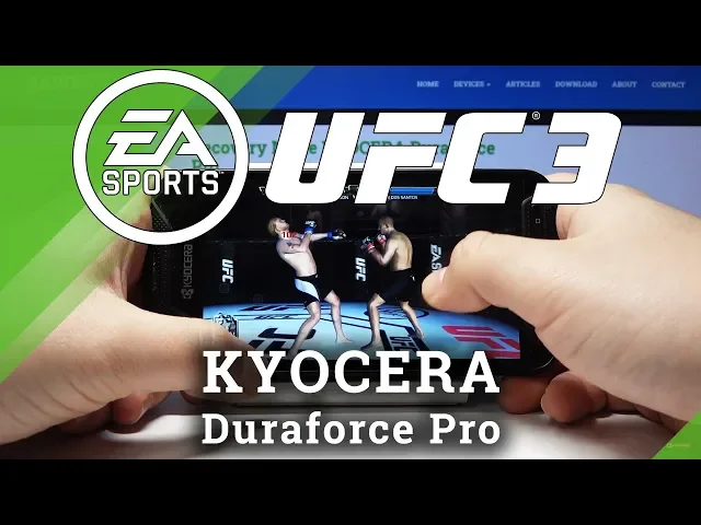 Video thumbnail for TEST UFC on KYOCERA Duraforce Pro – FPS Test / Checkup Performance