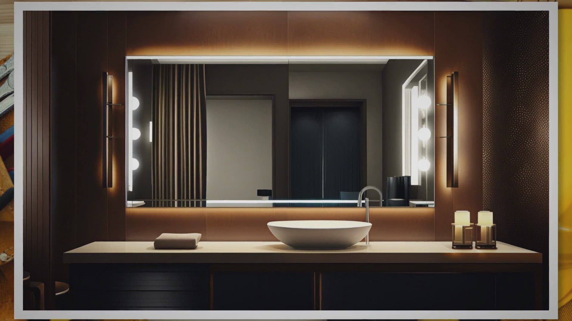 'Video thumbnail for Enhance Your Bathroom's Aesthetics: A Guide to Framing a Mirror with Clips'