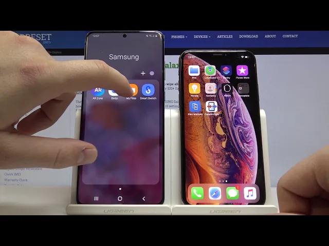 Video thumbnail for How to Transfer Data from iPhone to Samasung Galaxy S20+ - Switch iPhone to Samsung