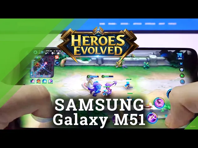 Video thumbnail for Heroes Evolved on SAMSUNG Galaxy M51 – Gaming Quality Checkup
